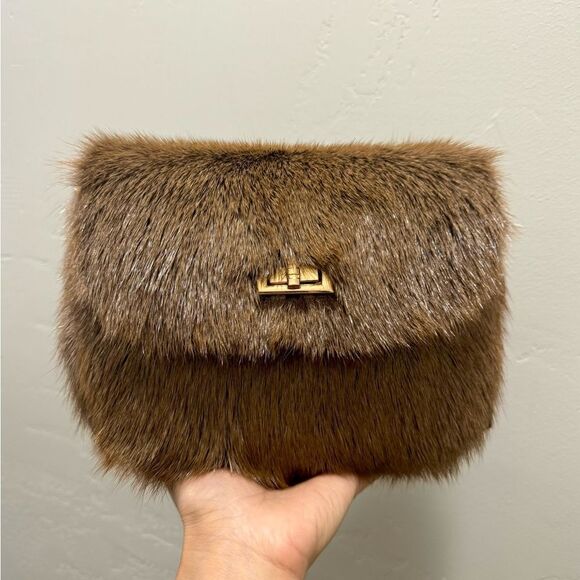 Handmade Natural Hair On Goat-hide Shoulder Bag, Goatskin Crossbody & Free Gift - Picture 5 of 16